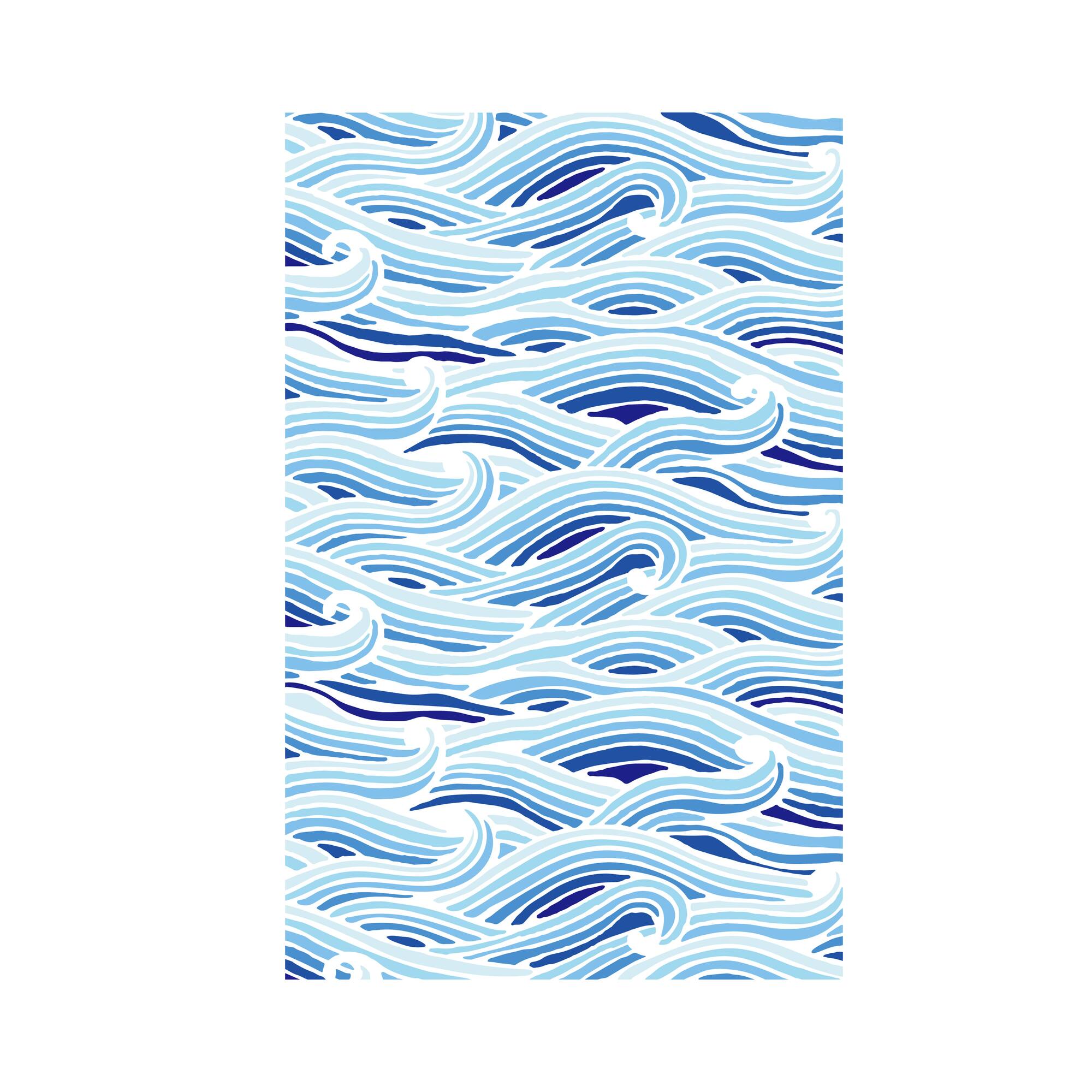 Waves Layering Stencils by Recollections™